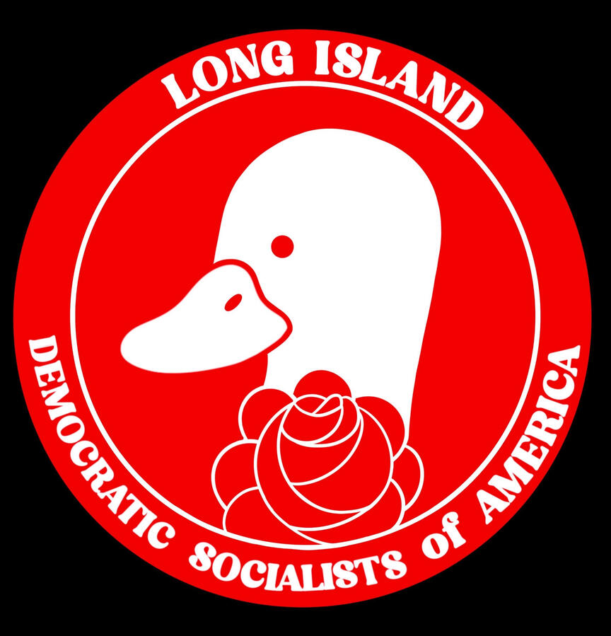 Advocacy group marching for humanity and ICE removal in Hempstead, Long Island.