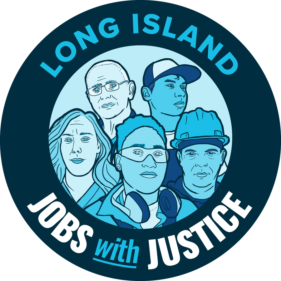 Advocacy group marching for humanity and ICE removal in Hempstead, Long Island.